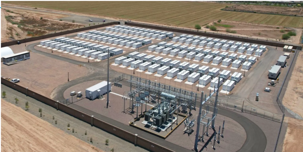 特斯拉巨型电池项目在亚利桑那州上线，储能容量达1.3GWh